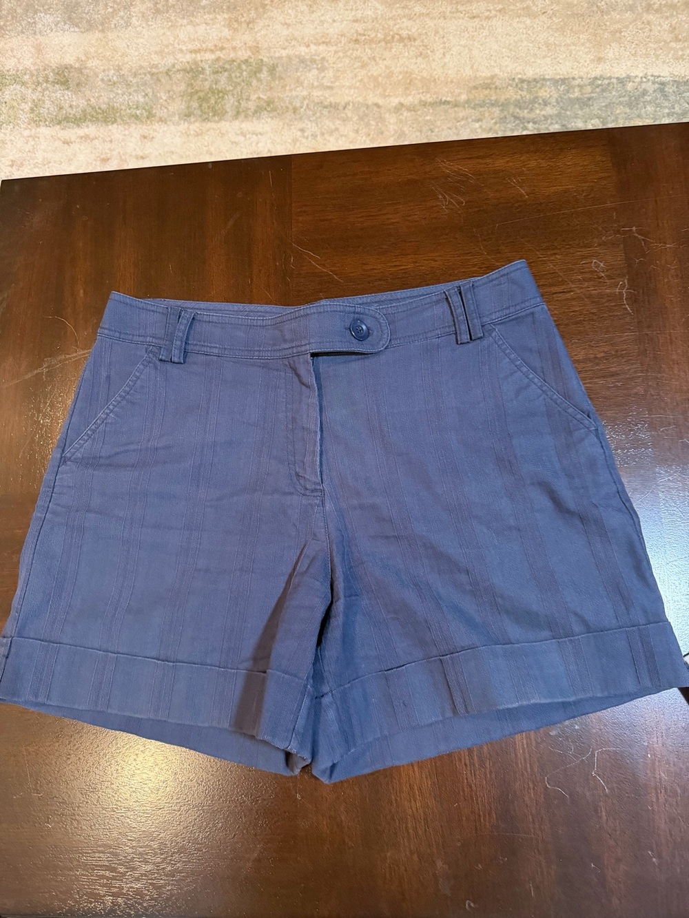 Talbots Navy Blue Tailored Shorts size 8
